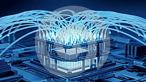Futuristic Processor with Optical Fiber Data Flow
