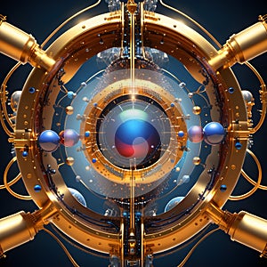 Futuristic Quantum Collider Energy Core