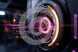 Futuristic Quantum Computer in Advanced Chamber