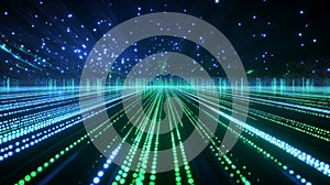 Futuristic Rendering of Lithium Niobate Based Waveguide Concept