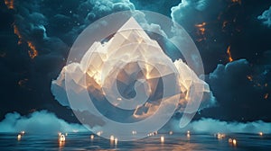 Futuristic Representation of Cloud Computing in Abstract Form