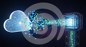 Cloud computing data transfer network storage server technology iot generative ai