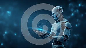 Futuristic Robot Interface