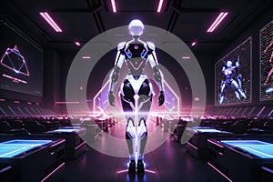 Futuristic Robot Scenarios - Artificial Intelligence Concepts