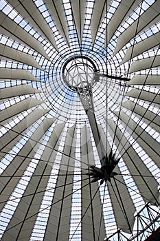 Futuristic roof at Sony Center, Berlin