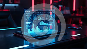 Futuristic Data Analysis on Holographic Display