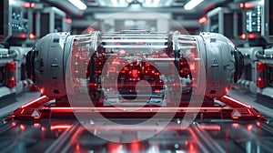 Futuristic sci-fi energy core - generative ai