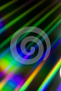 Futuristic Science Fiction Rainbow Holographic Background Compact Disc