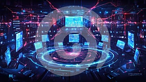 AI-Generated Network Visualization