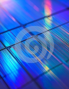 Futuristic Silicon Wafer and Microchip Technology