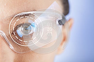 Futuristic smart glasses