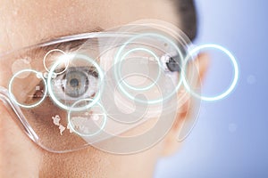 Futuristic smart glasses