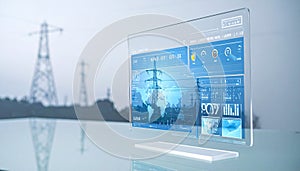 Futuristic Smart Grid Energy Management Interface