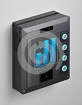 Futuristic Smart Control Panel with Data Analytics