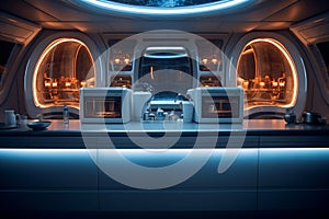 Futuristic Smart Kitchen photo