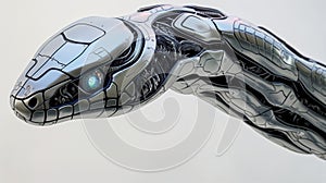 futuristic snake robot design