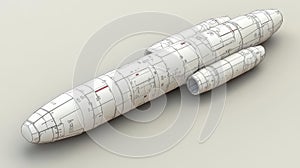 Futuristic Spaceship Design