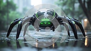Future technology oriented spider robot