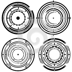 Futuristic Tech Circles