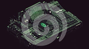 Futuristic Tech Console