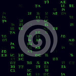 Futuristic tech pattern.