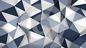 Futuristic techno polygon surface background