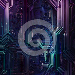 Futuristic technologicl abstract digital background .