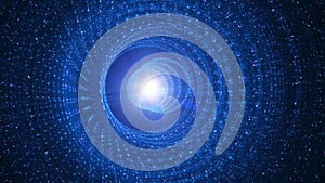 Futuristic Technology Background. Outer Space