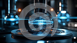 Futuristic Technology Demonstrating YBCO Superconductors and Levitating Objects