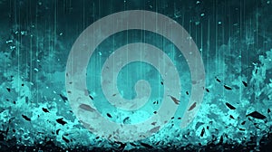 A Futuristic Technology Design is Showcased in this Digital Binary Code Abstract Background Wallpaper