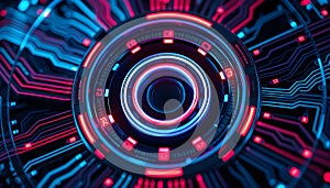 Futuristic Technology Interface