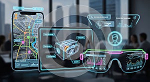 Futuristic Technology Interface Concept