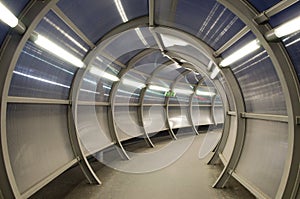 Futuristic tunnel