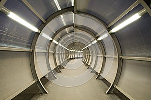 Futuristic tunnel