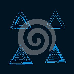 Futuristic user interface illustration