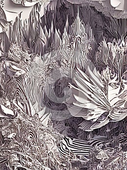 Futuristic hightec background with vintage flair.