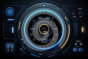 Futuristic virtual graphic touch user interface, HUD. Business, internet, technology concept, HUD Futuristic Interface.Hud, GUI