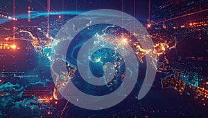 Global Network Connections and Digital Data Flow