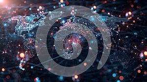 Global Digital Network Map