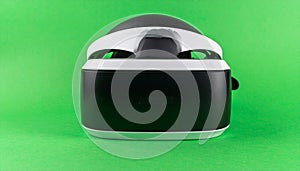 Futuristic VR Headset on Green Screen