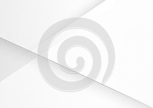Abstract white and gray geometric background. Futuristic white background. photo