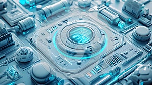 Futuristic Tech Panel