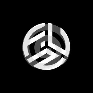 FUZ letter logo design on white background. FUZ creative initials letter logo concept. FUZ letter design photo