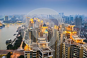 Fuzhou China Skyline