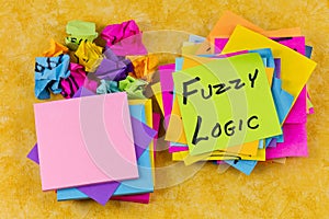 Fuzzy logic abstract fiction science misinformation mistake photo