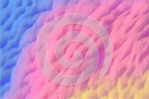 Fuzzy pink blue yellow gradient, abstract background, abstract, colors