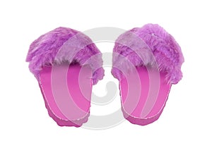 Fuzzy Pink Slippers