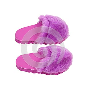 Fuzzy Pink Slippers