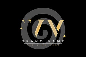 FVM abstract letter logo design