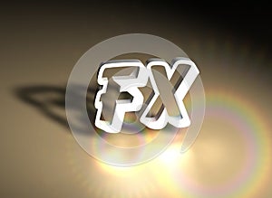 FX logo background